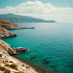 Obraz premium the coast of the island