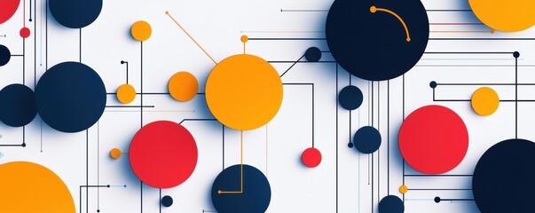 Circular flowcharts integrating motivational goals, oversight checkpoints, and data analysis nodes for seamless project management