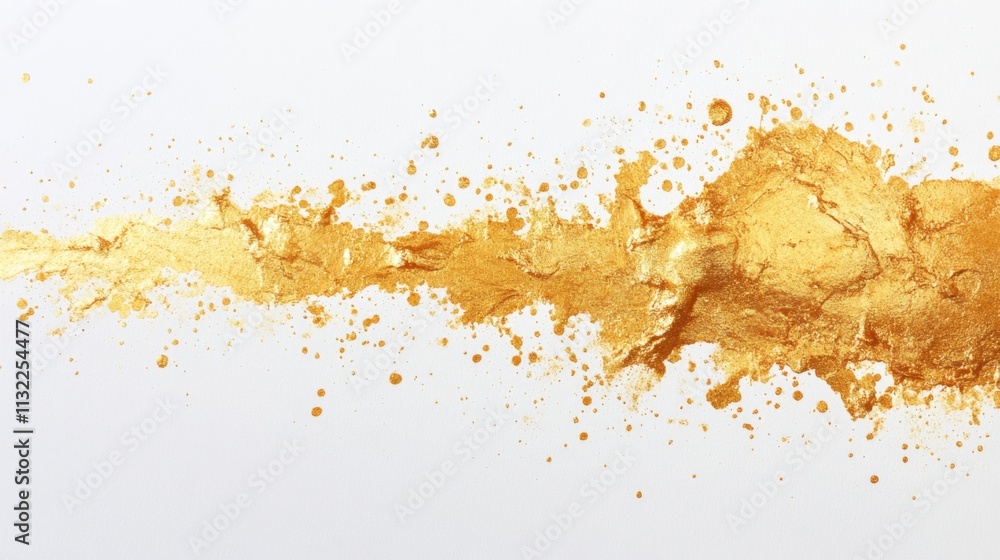 Poster dynamic golden splash action abstract art colorful exploration bright environment close-up energy an