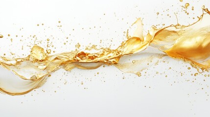 Dynamic splash of golden liquid studio background high-resolution image creative photography abstract concept for visual inspiration