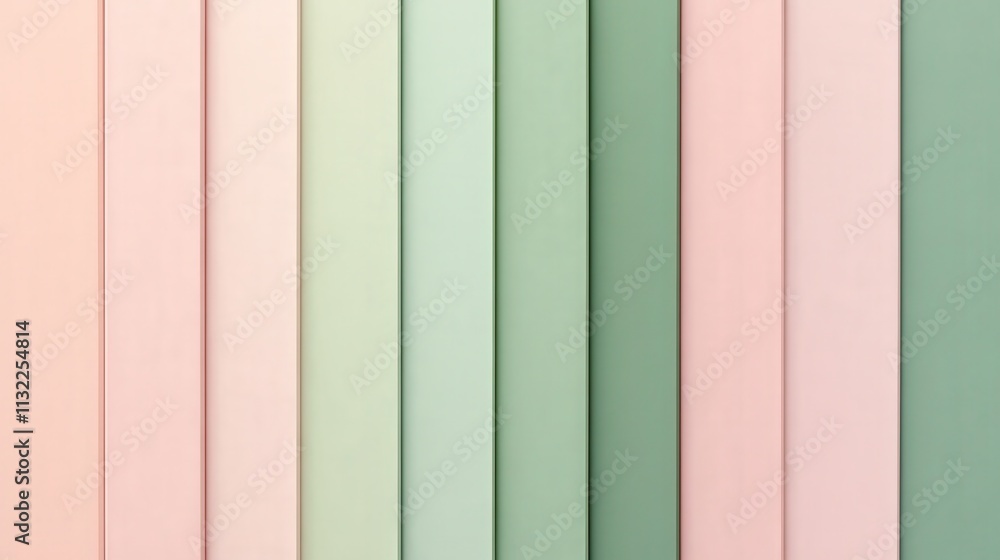 Poster retro gradient that smoothly transitions from light pink to muted green, infused with a fine grain t