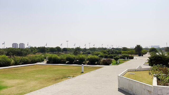 Founder of Pakistan Quaid e Azam Mizar and Park in Karachi