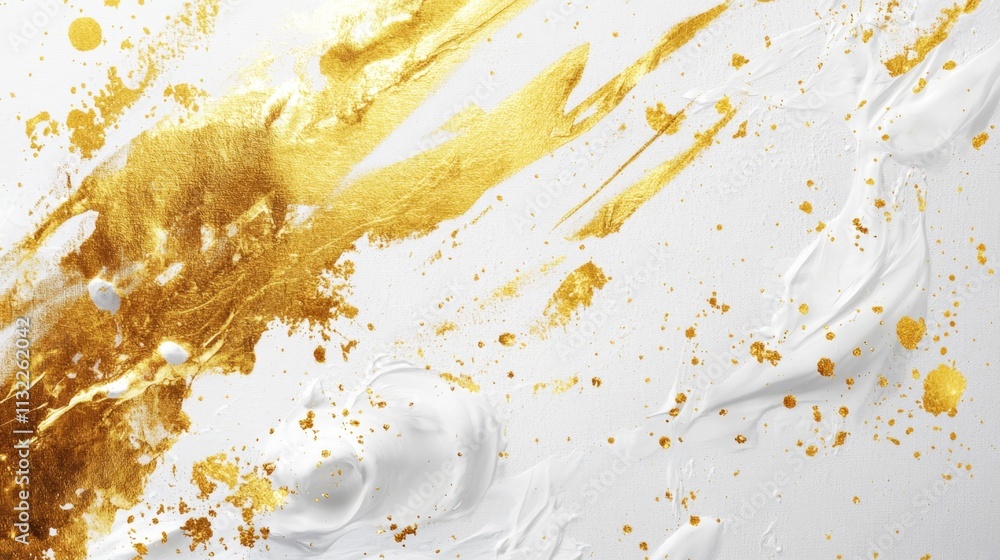 Poster dynamic gold texture creation studio abstract art minimalist close-up artistic expression