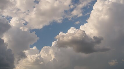 Blue sky and white clouds