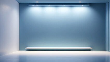 Obraz premium Universal Minimalistic Blue Background