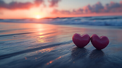 Fototapeta premium Valentine's Day. Romantic symbols of love.