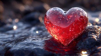Fototapeta premium Valentine's Day. Romantic symbols of love.