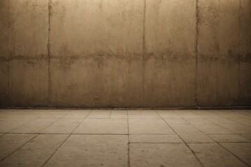 Fototapeta premium sepia color wall texture rough background concrete floor