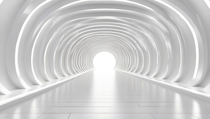 Fototapeta premium White Background 3D Room Light Abstract