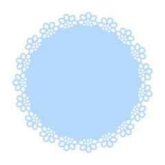 円形のレースの装飾素材