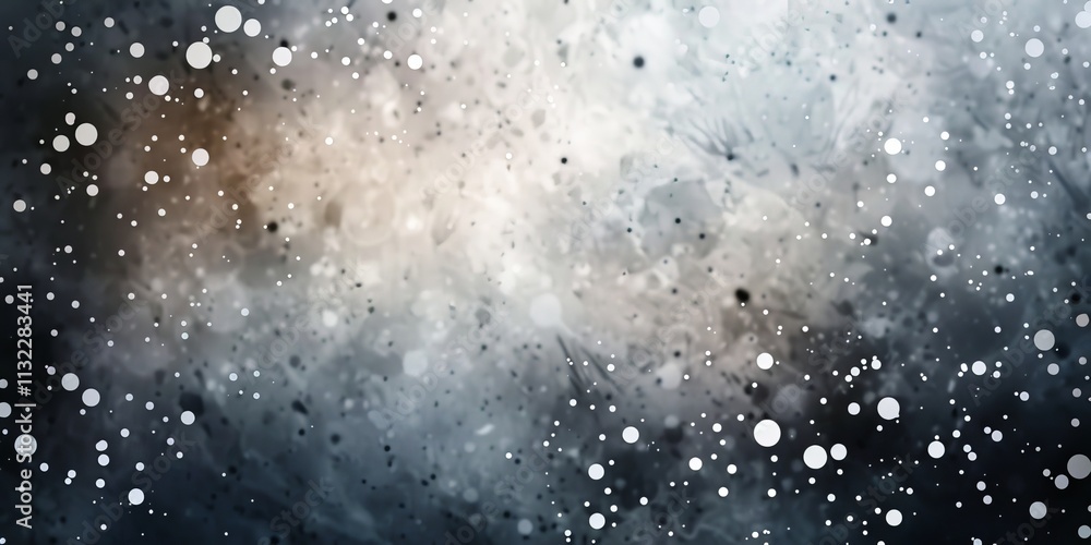 Poster a beautiful abstract background featuring a blend of soft colors and scattered circular shapes, crea
