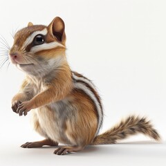 Fototapeta premium Cute Chipmunk with Big Eyes