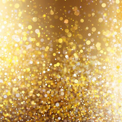 Bokeh golden Glitter Texture with Subtle Shimmer