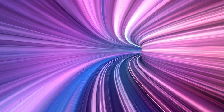 A swirling abstract design with vibrant pink, purple, and blue colors creating a sense of motion and depth. Concept Abstract Art Design, Vibrant Color Palette, Motion & Depth, Swirling Patterns