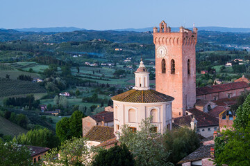 Torre di Matilde, Chiesa del SS. Crocifisso, San Miniato, Toskana, Italien
