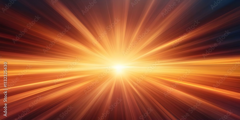 Poster a vibrant burst of light with rays radiating outward, creating a dynamic and energetic visual effect