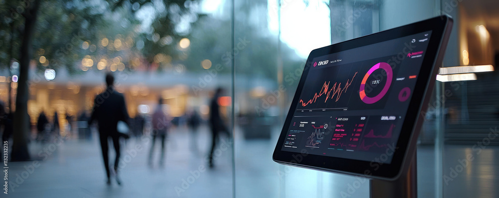 Aufkleber digital payments and cryptocurrency regulation concept. digital display showing cryptocurrency data 