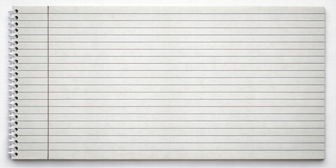 Fototapeta premium Blank note paper with lines and space for writing, note, paper, blank, lines, writing, empty, stationery, template