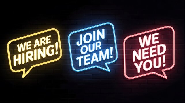 We Are Hiring, Hiring recruitment, Join Our Team, job vacancy, Hiring poster, Now hiring	
