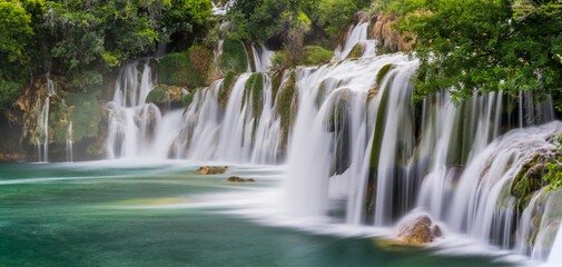 Wasserfall im Krka Nationalpark, Kroatien