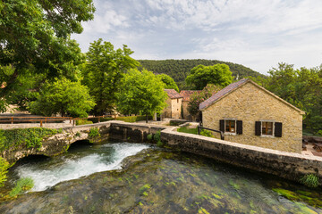 Fototapeta premium Haus im Krka Nationalpark, Kroatien