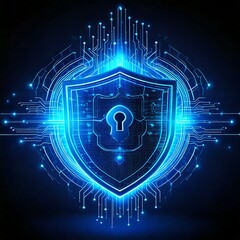 4K Cybersecurity Background: High-Definition Wallpaper for Your Device, Generatif AI