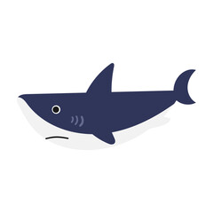 Obraz premium Shark cartoon illustration