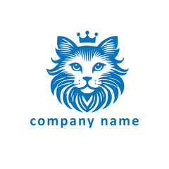 Obraz premium Cute cat logos appeal to a younger audience