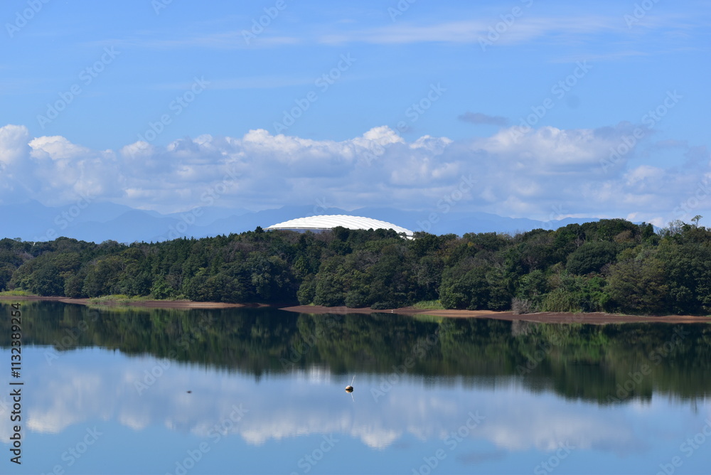 Poster 多摩湖の風景