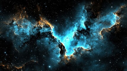 Obraz premium Vibrant star backgrounds that enhance the allure of outer space.