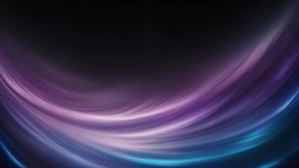 Obraz premium AI GENERATE, cosmic gradient transitioning from deep black to shimmering violet and blue.