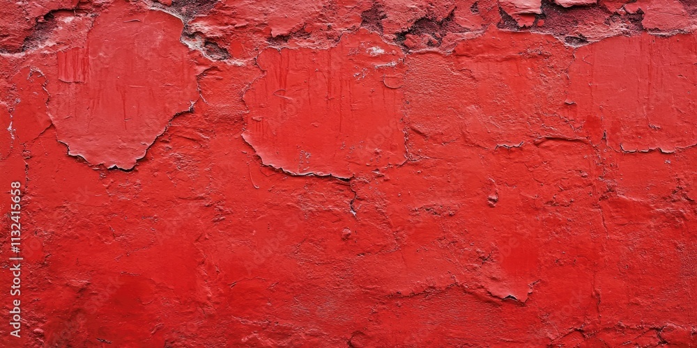 Aufkleber abstract background texture featuring a vivid red wall in a landscape style. this abstract backgroun