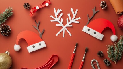 Set up a virtual Christmas craft workshop for kids, making simple decorations like paper snowflakes or reindeer hats.