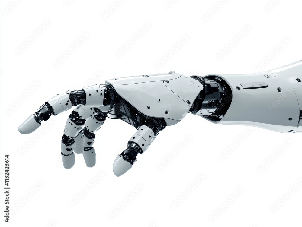 Poster robotic hand ai technology artificial intelligence future tech