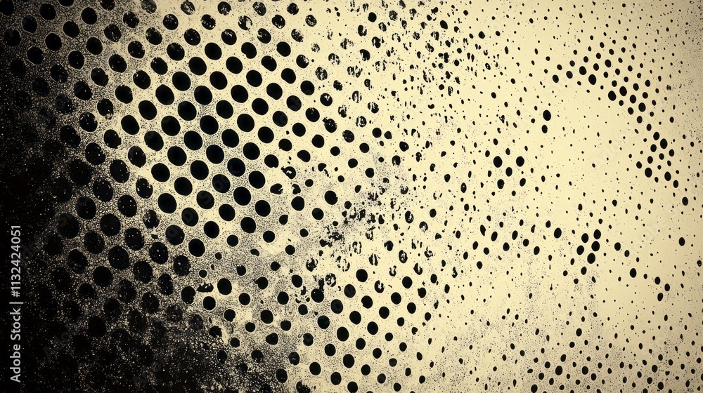 Poster Exploring the rich tones of mocha mousse, this textured backdrop features a captivating halftone pattern that evokes a sense of grunge and artistic flair, perfect for various design applications