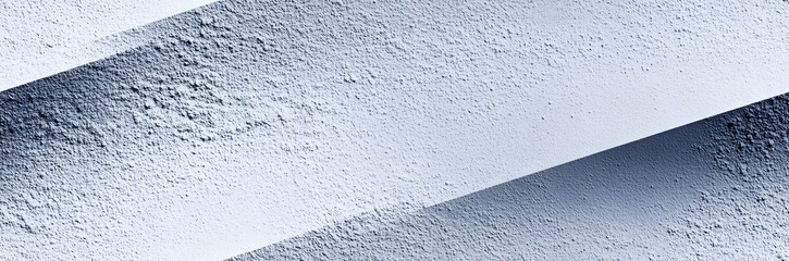 Gray dusty powder pastel denim soft blue silver white abstract background. Color gradient ombre. Geometric shape. Stripe line angle diagonal.Rough noise grunge grain mesh. Design template. Wide banner