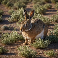 Obraz premium rabbit in the grass