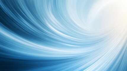 Obraz premium Close-up view of an abstract blue marble texture featuring fluid shapes in various shades, enhanced by soft lighting and ample space for creative use