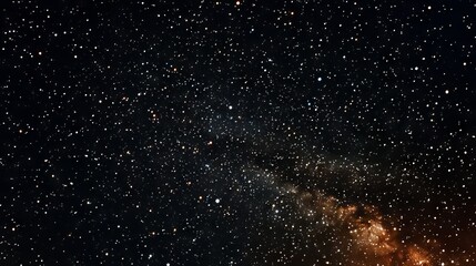 Obraz premium Mesmerizing starry night sky with vibrant galaxies, sparkling stars, and a radiant starfield against the deep black expanse of outer space