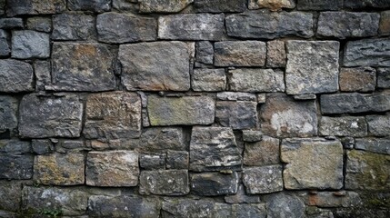 Obraz premium Aged Stone Wall Texture - A Timeless Architectural Masterpiece