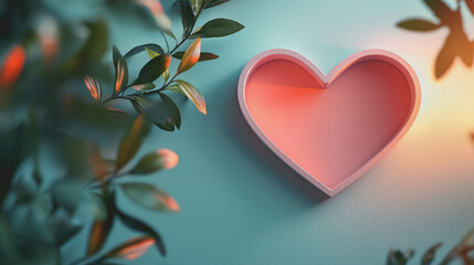 Heart-Shaped Photo Frame Adorable Heart Cutout for Romantic Memories, Perfect for Valentine's Day Gifts and Home Decor, Showcasing Love and Affection in a Unique Way