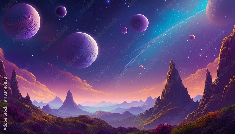 Poster cosmic reverie a surreal journey through nebulae and celestial wonders a generative ai artwork that 