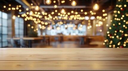 Warm-toned decor surrounds a rustic wooden table, creating a cozy atmosphere, perfect for autumn or winter gatherings with friends and family