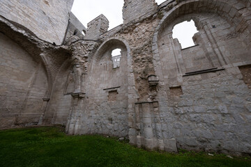 Fototapeta premium Abbey ruins of Jumièges, dating from the early first millennium and located in France.