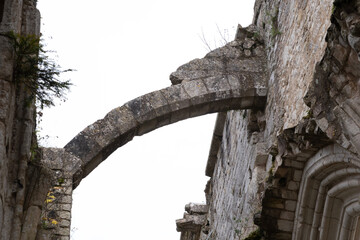 Abbey ruins of Jumièges, dating from the early first millennium and located in France.