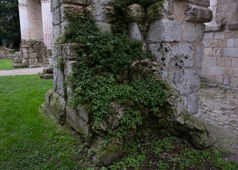 Abbey ruins of Jumièges, dating from the early first millennium and located in France.