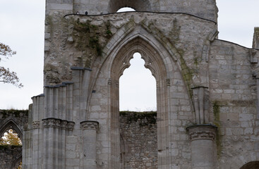 Abbey ruins of Jumièges, dating from the early first millennium and located in France.
