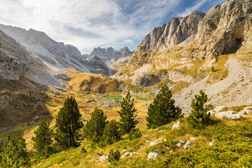 Hochtal Buni i Jezerces, Prokletije Berge, Albanien, Montenegro, Europa