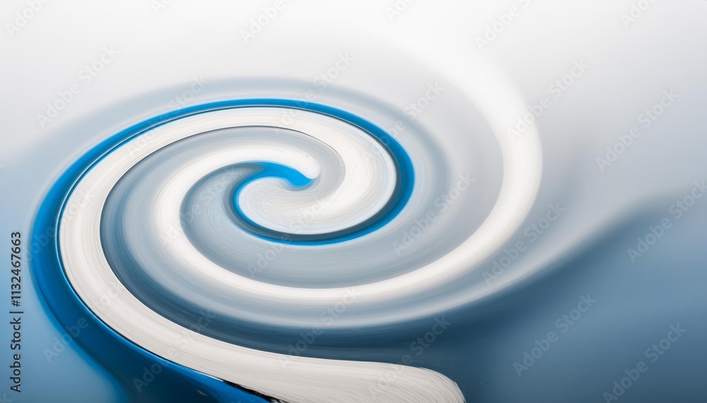 Poster swirling white and blue background a captivating abstract design featuring fluid patterns and harmon