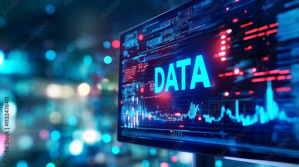 Poster a dynamic visualization of data analysis with graphs and metrics in a modern setting